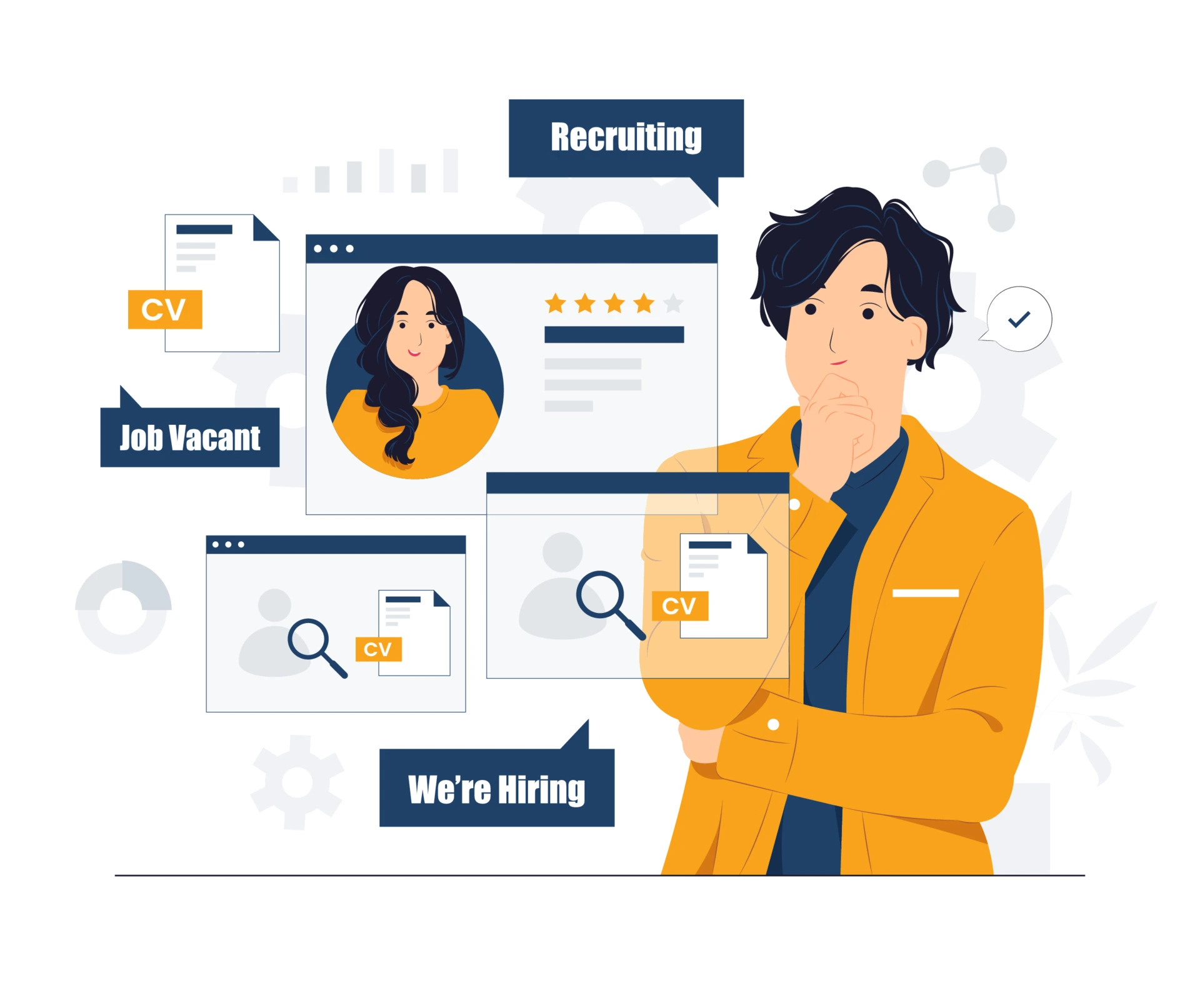 Hiring Illustration