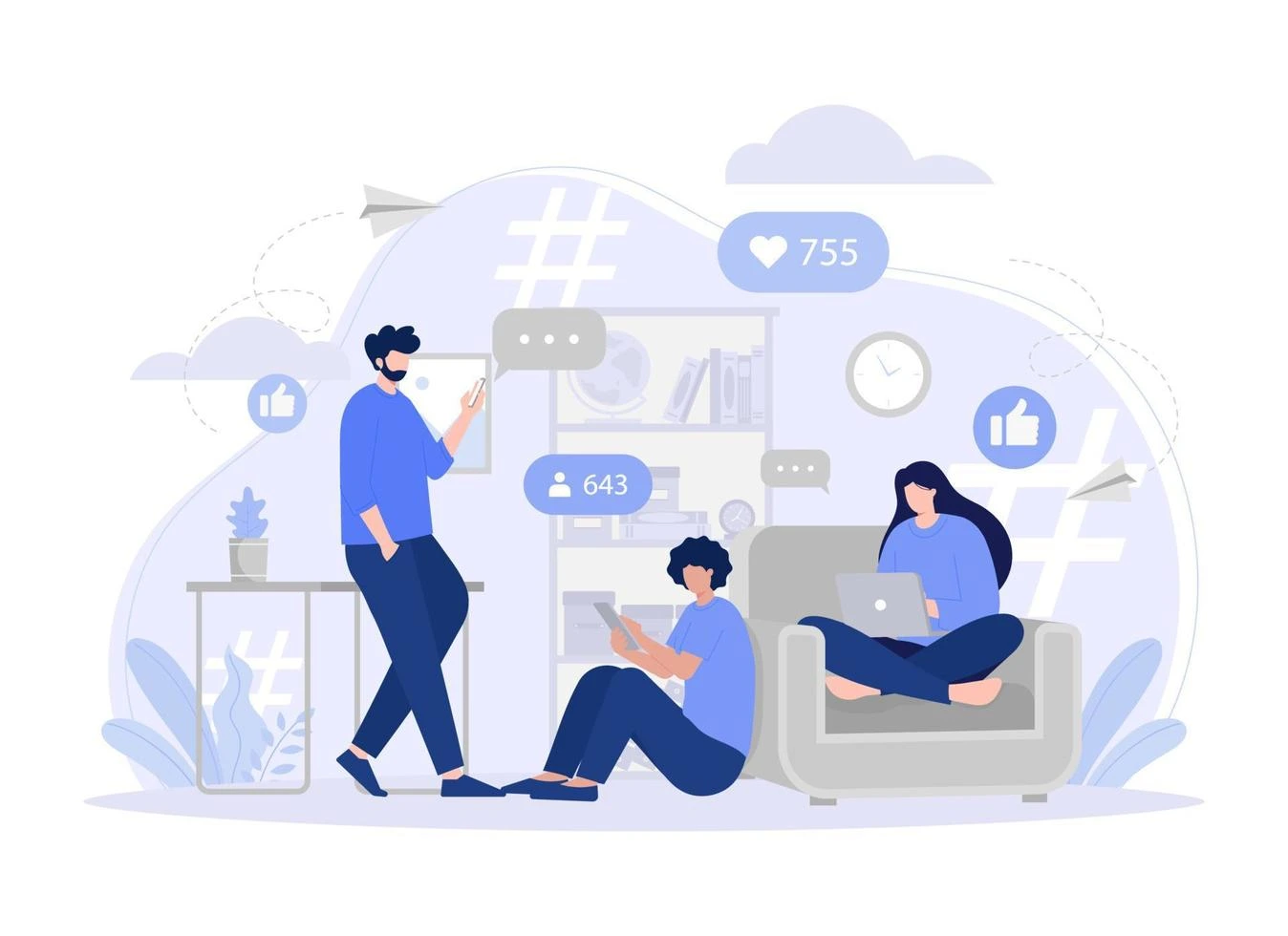 Hiring Trends Illustration